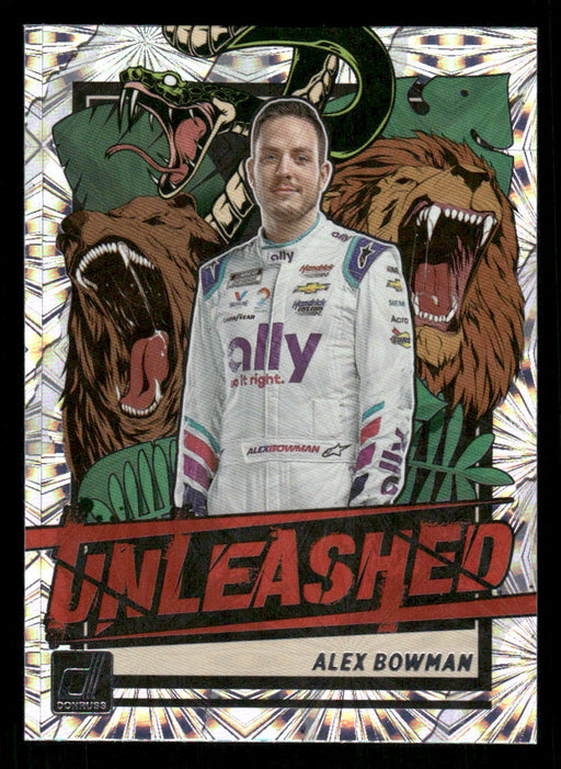 Alex Bowman 2023 Panini Donruss Racing Unleashed Front of Card