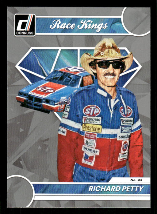 Richard Petty 2023 Panini Donruss Racing Silver Race Kings Base Front of Card