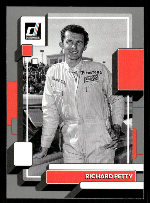 Richard Petty 2023 Panini Donruss Racing Silver Drivers Base Front of Card