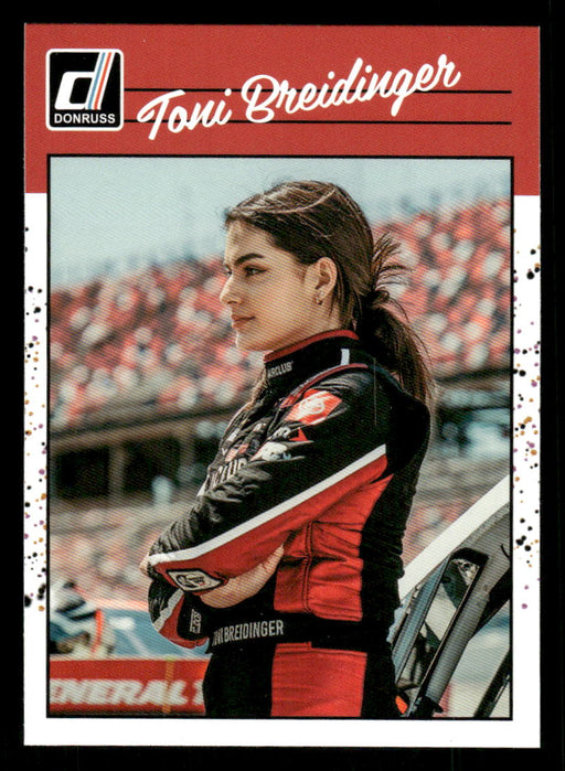 Toni Breidinger 2023 Panini Donruss Racing Retro 1990 Base Front of Card