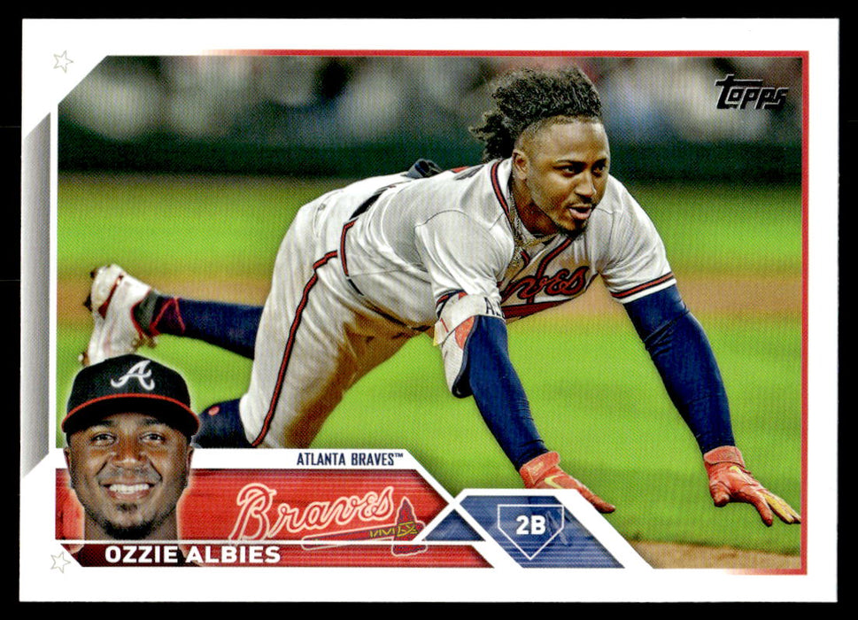Ozzie Albies 2023 Topps Series 1 # 81 Base Atlanta Braves