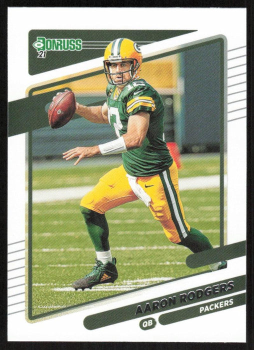 Aaron Rodgers 2021 Donruss Football # 155 Green Bay Packers Base - Collectible Craze America