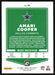 Amari Cooper 2021 Donruss Optic # 19 Dallas Cowboys - Collectible Craze America