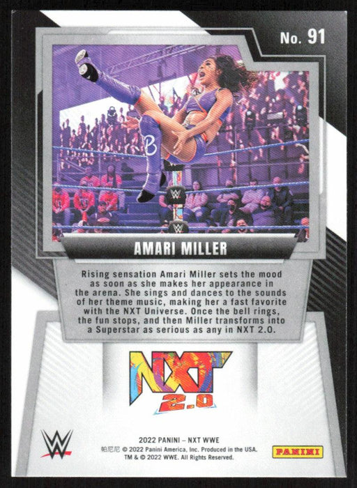 Amari Miller 2022 Panini NXT WWE # 91 RC Base NXT 2.0 - Collectible Craze America
