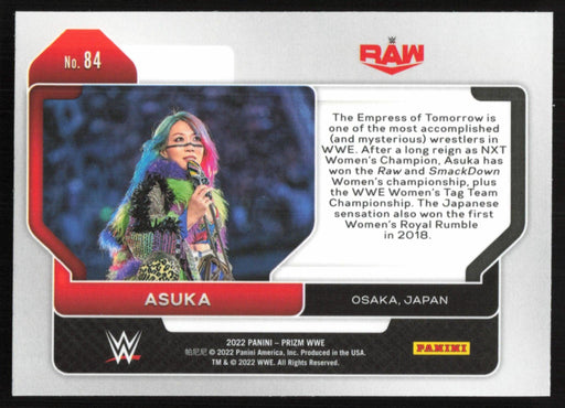 Asuka 2022 Panini Prizm WWE Raw # 84 - Collectible Craze America