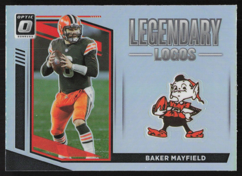 Baker Mayfield 2021 Donruss Optic Legendary Logos # LL-4 Silver Prizm Cleveland Browns - Collectible Craze America