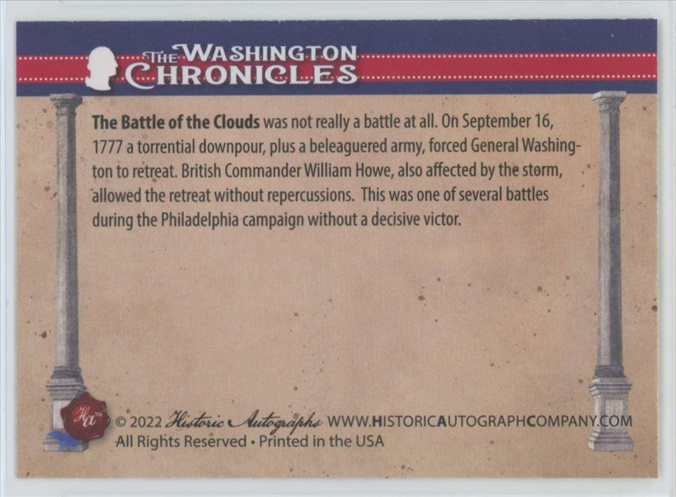 Battle of the Clouds 2022 The Washington Chronicles # 100 - Collectible Craze America