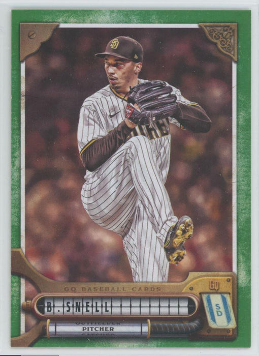 Blake Snell 2022 Topps Gypsy Queen # 45 Green Border San Diego Padres - Collectible Craze America