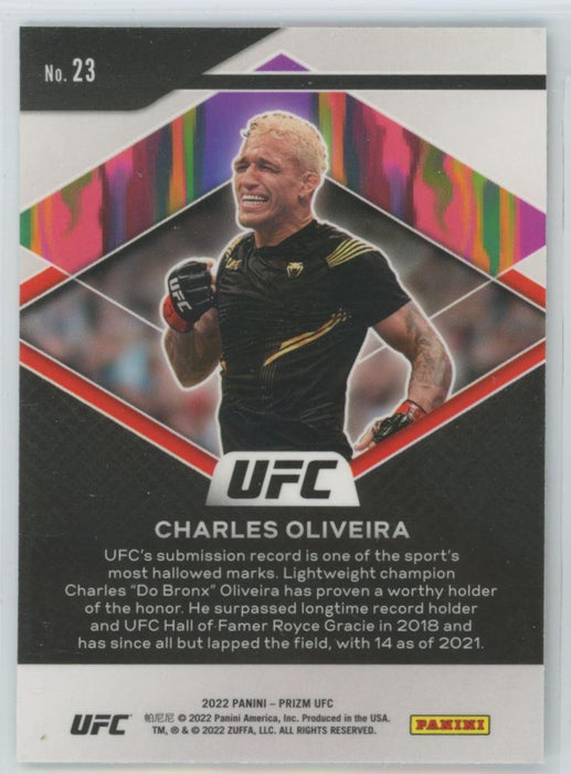 Charles Oliveira 2022 Panini Prizm UFC Fearless # 23 - Collectible Craze America