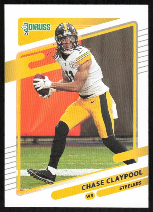 Chase Claypool 2021 Donruss Football # 27 Pittsburgh Steelers Base - Collectible Craze America