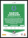 Darius Leonard 2021 Donruss Football # 149 Indianapolis Colts Base - Collectible Craze America
