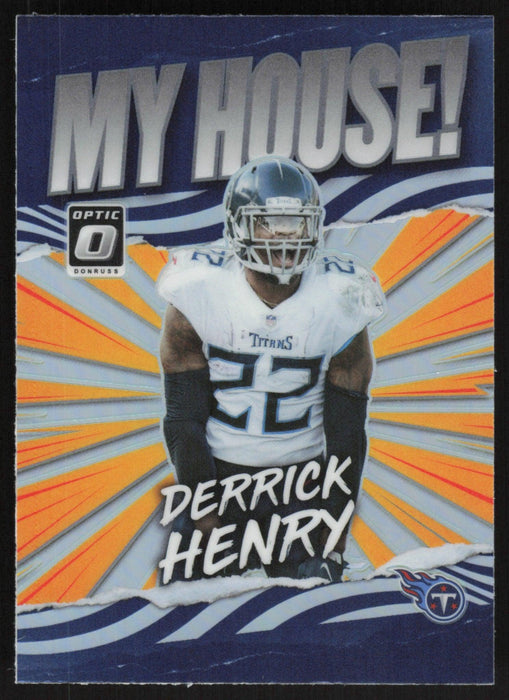 Derrick Henry 2021 Donruss Optic My House! # MH-20 Silver Prizm Tennessee Titans - Collectible Craze America