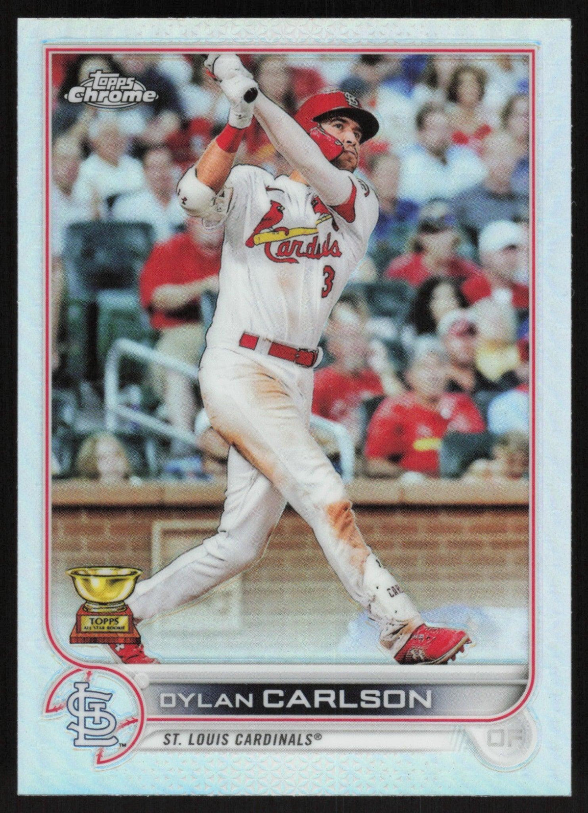 Dylan Carlson 2022 Topps Chrome # 158 Refractor St. Louis Cardinals —  Collectible Craze America
