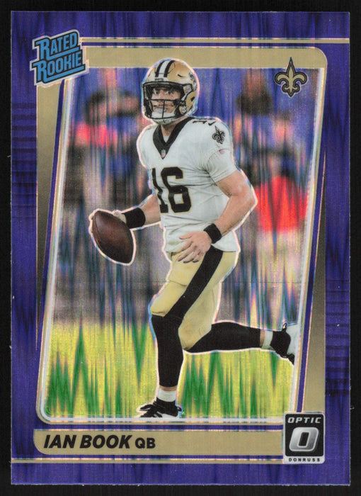 Ian Book 2021 Donruss Optic Rated Rookie # 227 RC Purple Shock New Orleans Saints - Collectible Craze America