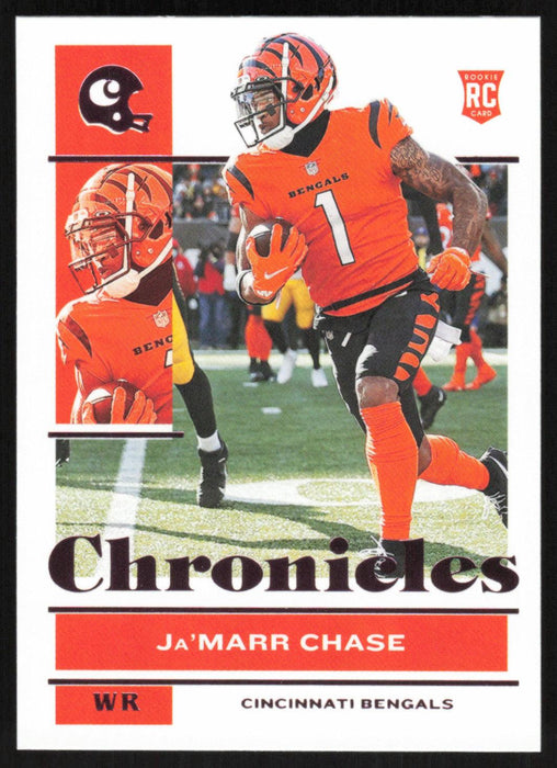 Ja'Marr Chase 2021 Panini Chronicles # 17 RC Pink Cincinnati Bengals - Collectible Craze America