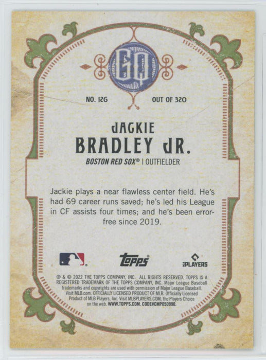 Jackie Bradley Jr. 2022 Topps Gypsy Queen # 126 Boston Red Sox - Collectible Craze America