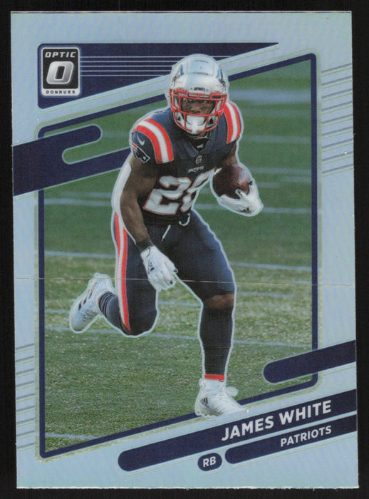 James White 2021 Donruss Optic # 68 Silver Prizm New England Patriots - Collectible Craze America