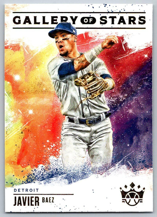 Javier Baez 2022 Panini Diamond Kings # GS-2 Gallery of Stars Chicago Cubs - Collectible Craze America