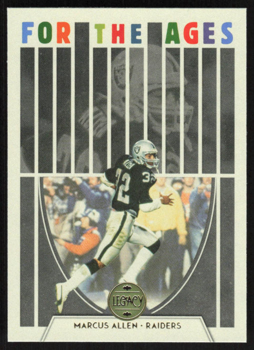 Marcus Allen 2022 Panini Legacy For The Ages # FA-11 Oakland Raiders - Collectible Craze America