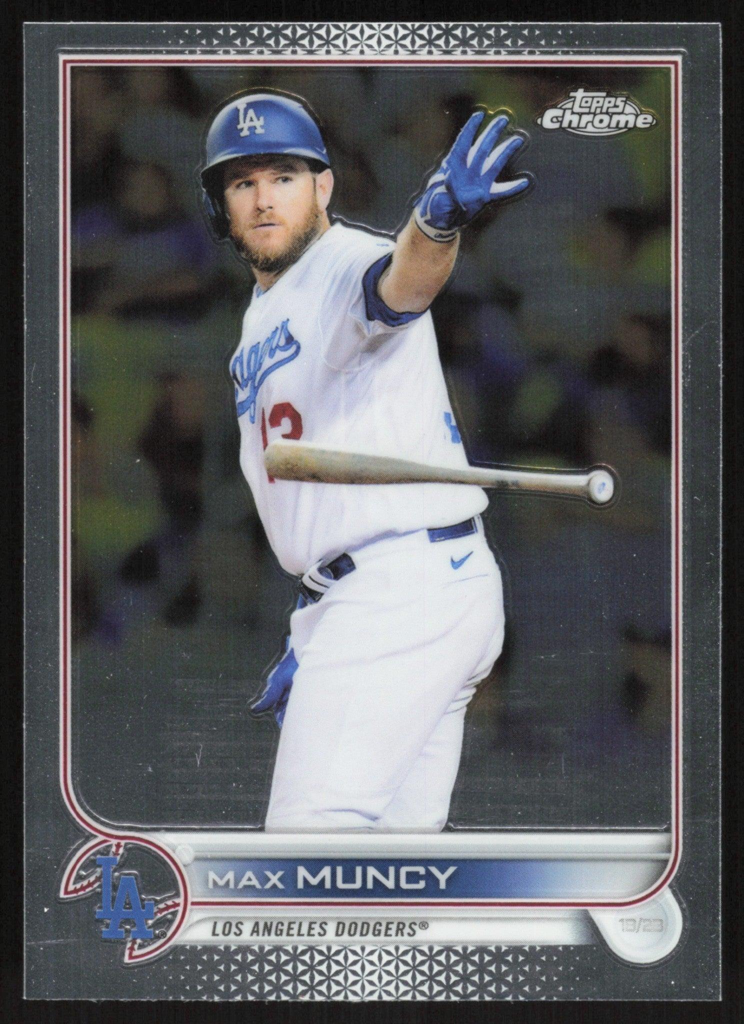 Max Muncy 2022 Topps Chrome Baseball # 42 Los Angeles Dodgers Base
