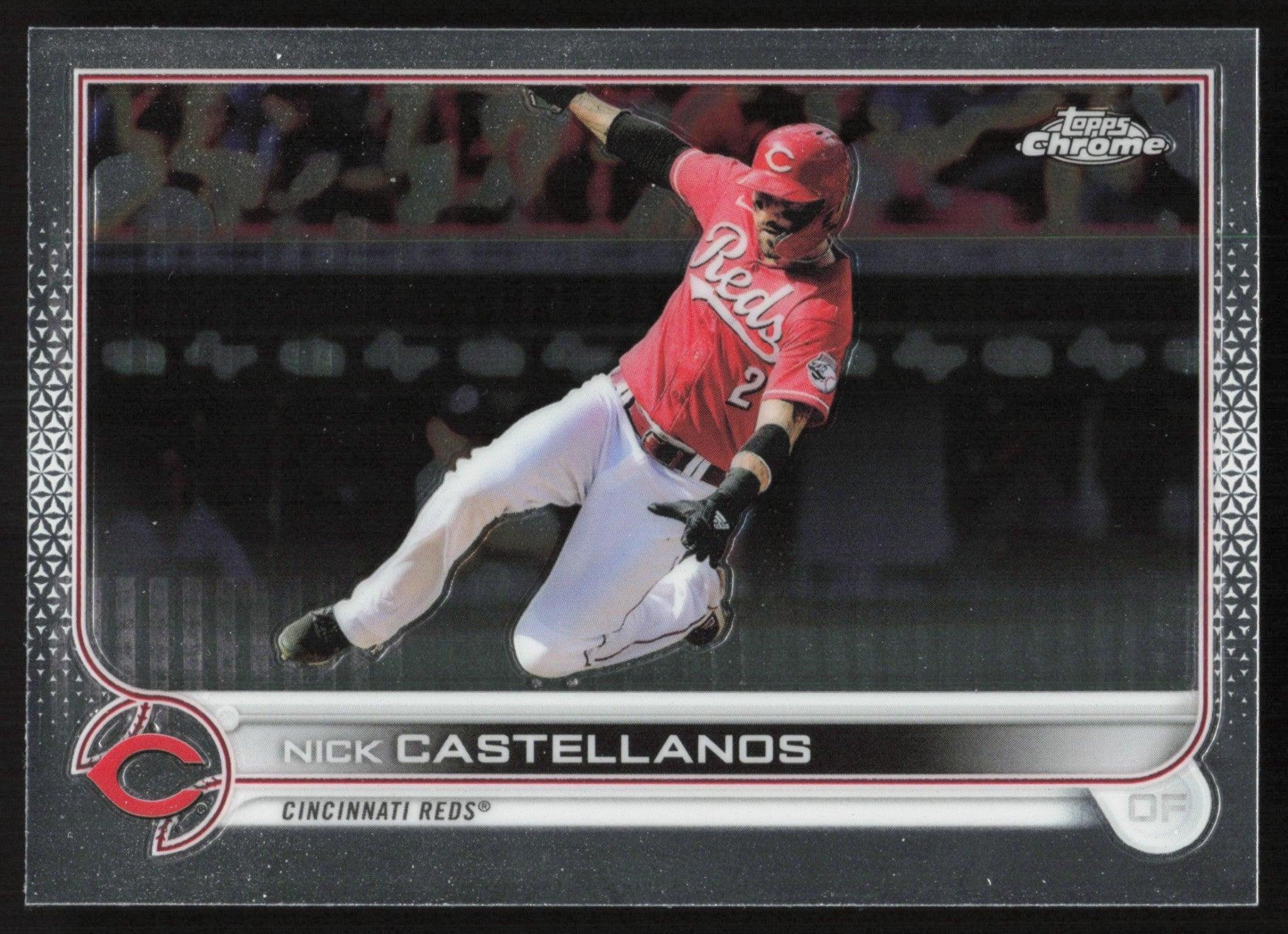 Nick Castellanos 2022 Topps Chrome Baseball # 4 Cincinnati Reds Base -  Collectible Craze America