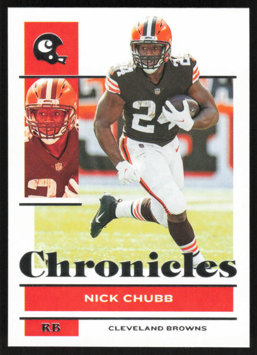 Nick Chubb 2021 Panini Chronicles # 23 Cleveland Browns Base - Collectible Craze America