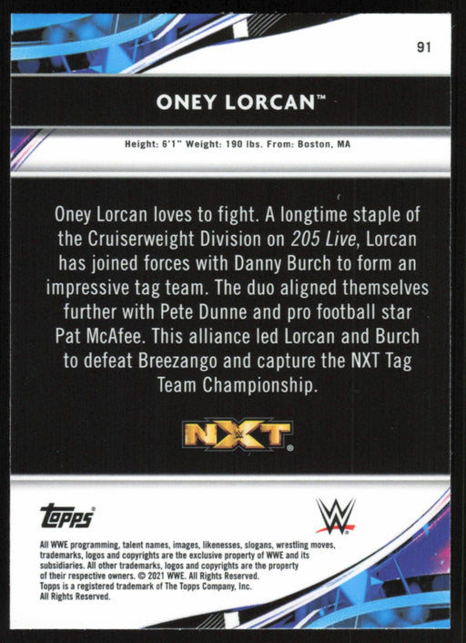 Oney Lorcan 2021 Topps Finest WWE # 91 - Collectible Craze America