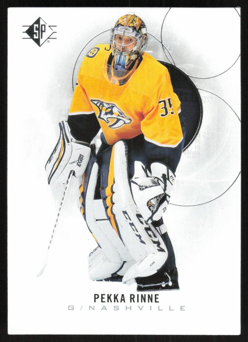Pekka Rinne 2020 SP Hockey # 21 Nashville Predators - Collectible Craze America