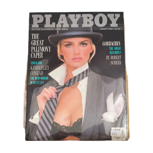 Playboy August 1988 Kimberley Conrad Helle Michaelsen Harvey Fierstein Magazine - Collectible Craze America