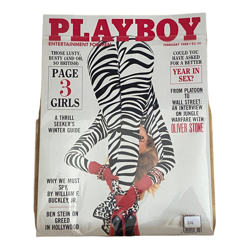 Playboy Magazine Entertainment For Men February 1988 Oliver Stone - Collectible Craze America