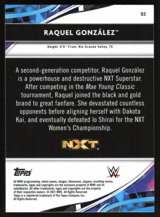 Raquel Gonzalez 2021 Topps Finest WWE # 93 - Collectible Craze America
