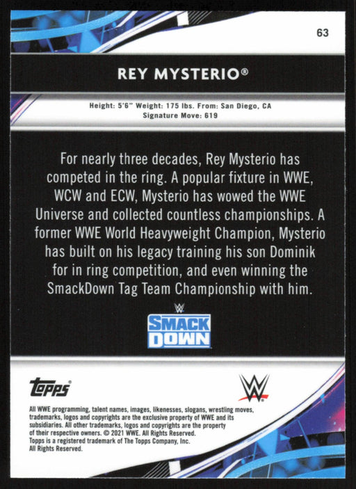 Rey Mysterio 2021 Topps Finest WWE # 63 - Collectible Craze America