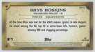 Rhys Hoskins 2022 Topps Gypsy Queen # GGM-13 GQ Gems Philadelphia Phillies - Collectible Craze America