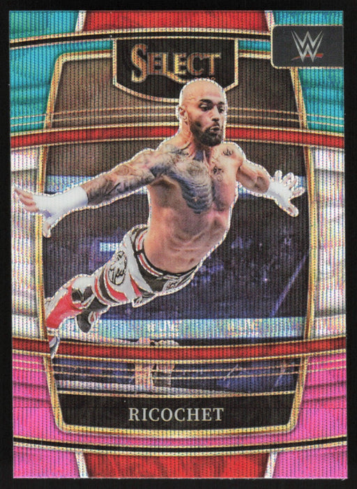 Ricochet 2022 Panini Select WWE # 26 Concourse Tri-Color Prizm Smack Down - Collectible Craze America
