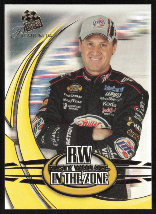 Rusty Wallace 2004 Press Pass Premium NASCAR # IZ10 In The Zone - Collectible Craze America
