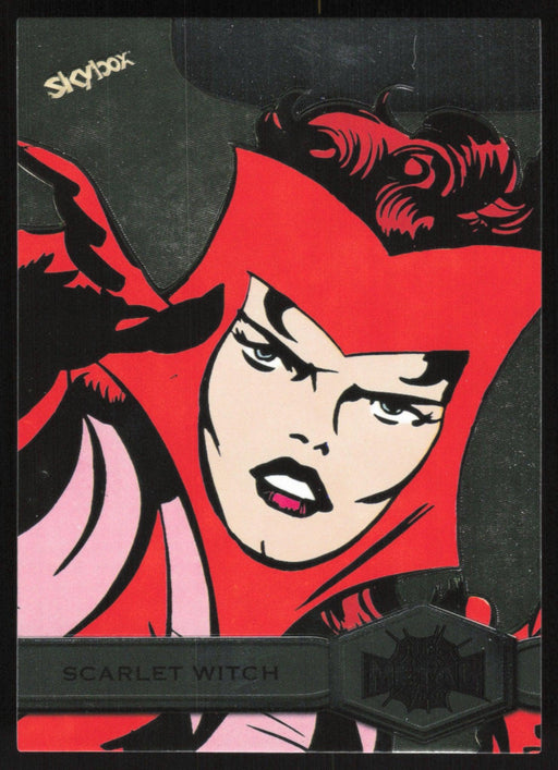 Scarlet Witch 2021 Upper Deck Skybox Spider-Man Marvel Metal Universe # 172 Base - Collectible Craze America