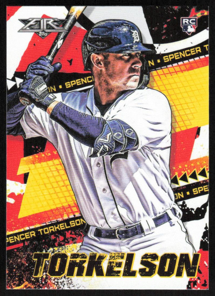 Spencer Torkelson 2022 Topps Fire Baseball # 111 RC Detroit Tigers Bas —  Collectible Craze America