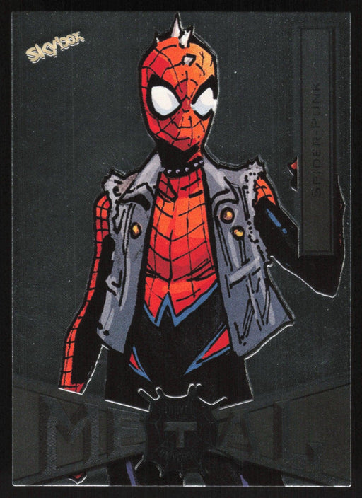 Spider-Punk 2021 Upper Deck Skybox Spider-Man Marvel Metal Universe # 86 Base - Collectible Craze America