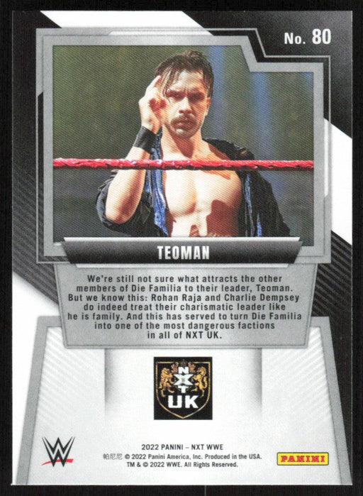 Teoman 2022 Panini NXT WWE # 80 RC Base NXT UK - Collectible Craze America