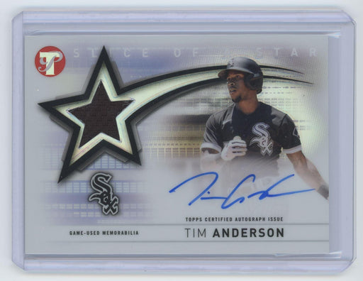 Tim Anderson 2022 Topps Pristine # SSAR-TA Slice of a Star Chicago White Sox - Collectible Craze America