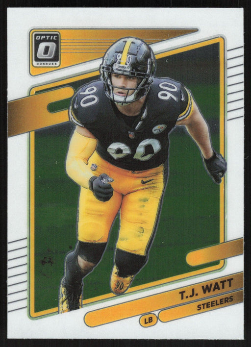 TJ Watt 2021 Donruss Optic # 149 Pittsburgh Steelers - Collectible Craze America