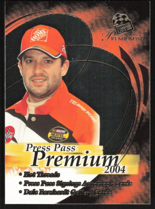 Tony Stewart 2004 Press Pass Premium NASCAR # 50 Checklist - Collectible Craze America