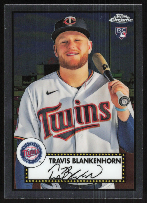 Travis Blankenhorn 2021 Topps Chrome Platinum Anniversary # 138 RC Minnesota Twins - Collectible Craze America