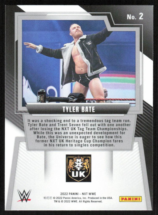 Tyler Bate 2022 Panini NXT WWE # 2 Base NXT UK - Collectible Craze America