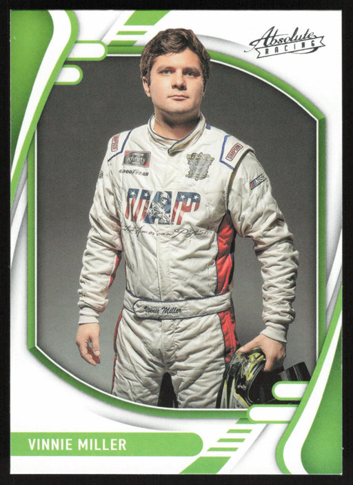 Vinnie Miller 2022 Panini Chronicles Racing Absolute # 17 - Collectible Craze America