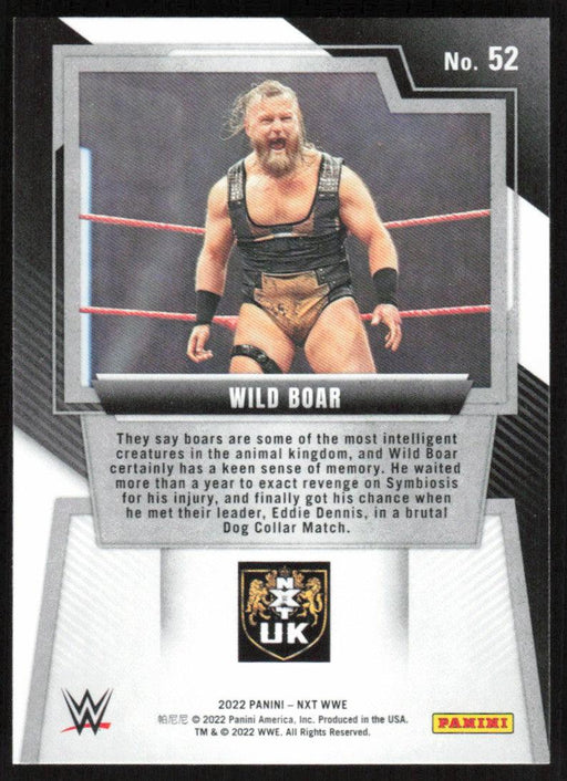 Wild Boar 2022 Panini NXT WWE # 52 Base NXT UK - Collectible Craze America