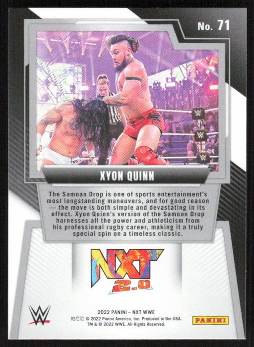 Xyon Quinn 2022 Panini NXT WWE # 71 RC Base NXT 2.0 - Collectible Craze America