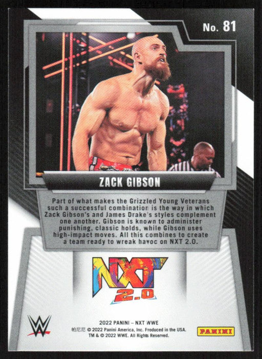 Zack Gibson 2022 Panini NXT WWE # 81 Base NXT 2.0 - Collectible Craze America
