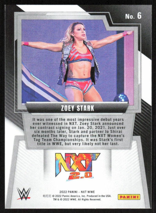 Zoey Stark 2022 Panini NXT WWE # 6 Base NXT 2.0 - Collectible Craze America